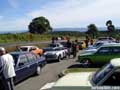 looking over parked datsuns