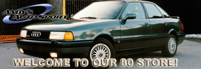 Welcome to the Audi 80 Tuning Superstore at Andy's Auto Sport