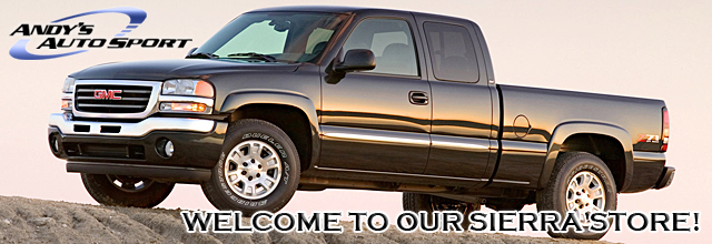 Welcome to the GMC Sierra Tuning Superstore at Andy's Auto Sport Welcome to the GMC Sierra Tuning Superstore at Andy's Auto Sport