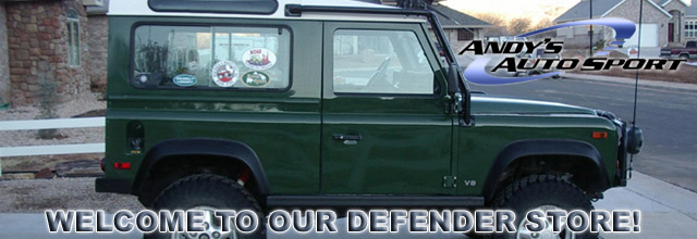 Welcome to the Land Rover Defender Tuning Superstore at Andy's Auto Sport