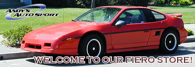 Welcome to the Pontiac Fiero Tuning Superstore at Andy's Auto Sport