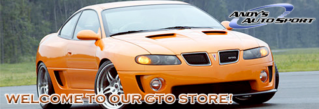 Welcome to the Pontiac GTO Tuning Superstore at Andy's Auto Sport