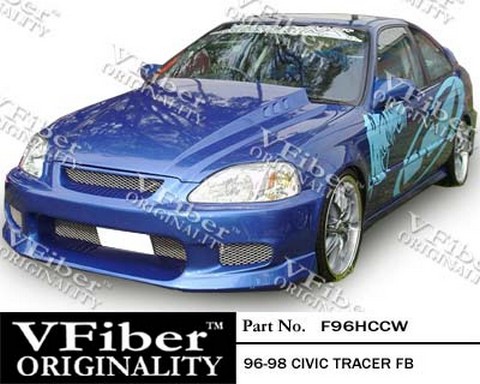 96-00 Honda civic 2dr. feelz wide body kit #5