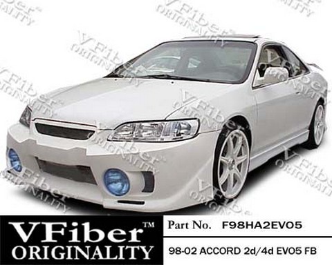 19982002 Honda Accord Vision EVO 5 Style Body Kit Front Bumper