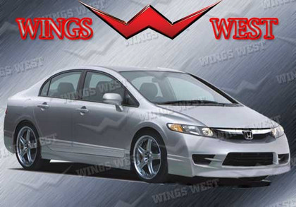 20069999 Honda Civic Wings West VIP Front Air Dam Urethane 