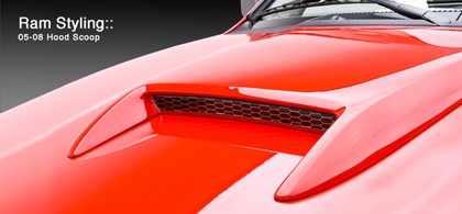 3D Carbon Hood Scoop (Urethane)
