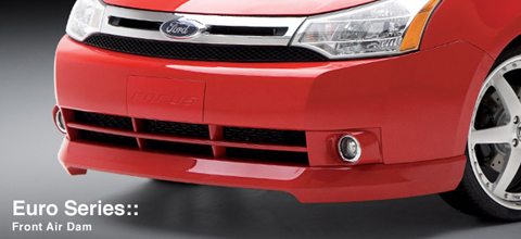 3D Carbon Euro Series Front Air Dam (Urethane)