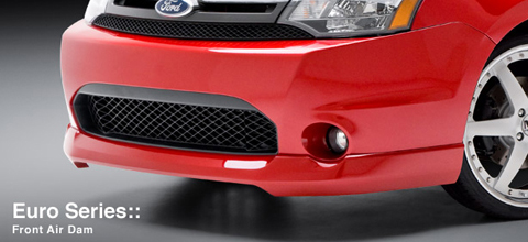 3D Carbon Euro Series Front Air Dam (Urethane)