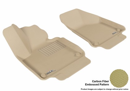 3D Maxpider Kagu Floormat - Tan - Row 1 (2-Piece)