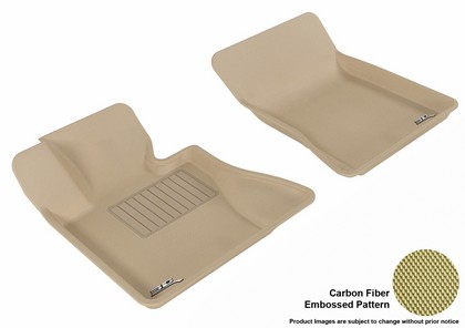 3D Maxpider Kagu Floormat - Tan - Row 1 (2-Piece)