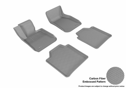 3D Maxpider Kagu Floormats - Gray - Set (4-Piece)