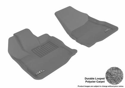 3D Maxpider Classic Floormat - Gray - Row 1 (2-Piece)