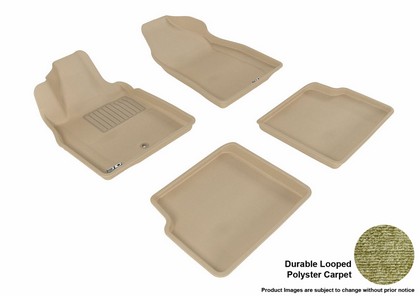 3D Maxpider Classic Floormats - Tan - Set (4-Piece)