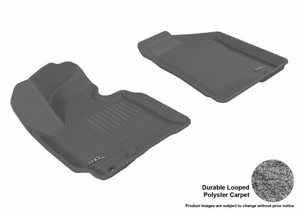 3D Maxpider Classic Floormat - Gray - Row 1 (2-Piece)