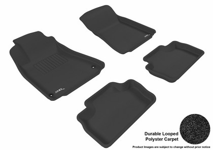 3D Maxpider Classic Floormats - Black - Set (4-Piece)