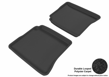 3D Maxpider Classic Floormat - Black - Row 2 (2-Piece)