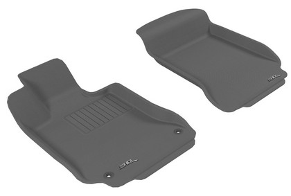 3D Maxpider Kagu Floormat - Gray - Row 1 (2-Piece)