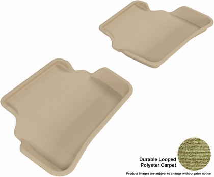 3D Maxpider Classic Floormat - Tan - Row 2 (2-Piece)