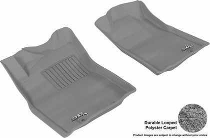 3D Maxpider Classic Floormat - Gray - Row 1 (2-Piece)