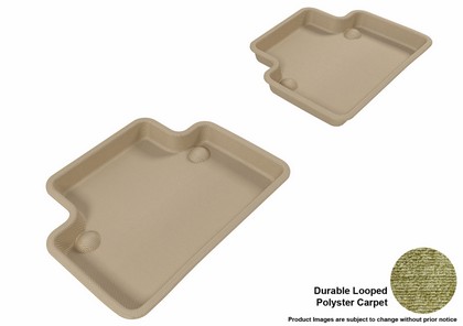 3D Maxpider Classic Floormat - Tan - Row 2 (2-Piece)