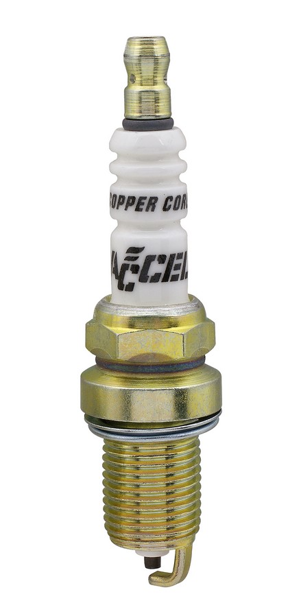 Accel U-Groove Resistor Spark Plug (4 Pack)