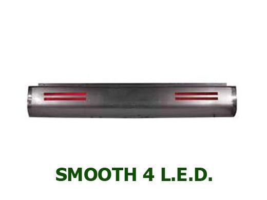 Airbag It Rear Steel Rollpan - Fabricated With Smoothy and 4 LEDs