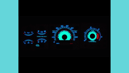 Ford f350 gauge face #7