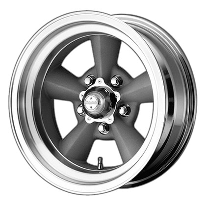 American Racing Custom Wheels Tt O Painted Gray W Machined Lip