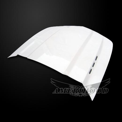 AmeriHood Fiberglass Hood  -- Type-SMS Style Functional Heat Extractor Ram Air