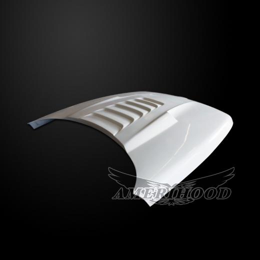 AmeriHood Fiberglass Hood  -- Type-TS Style Functional Heat Extractor Ram Air