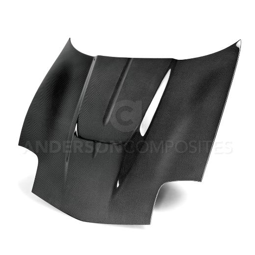 Anderson Composites Carbon Fiber Hood - TM Type