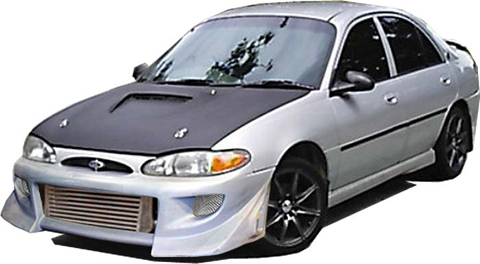 1996 Ford escort lx body kit #9