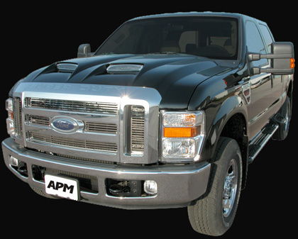 Ford f350 fiberglass hood #2