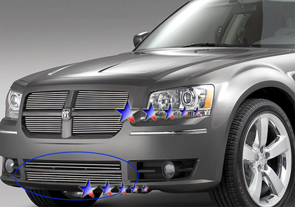 APS Polished Aluminum Lower Bumper Grille