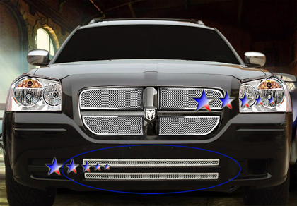 APS Chrome Stainless Steel Lower Bumper Grille