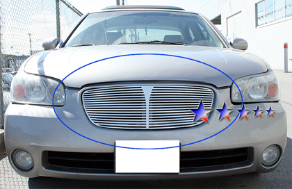 APS Polished Aluminum Main Upper Grille