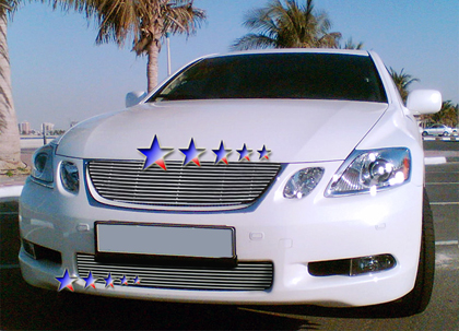 APS Polished Aluminum Lower Bumper Grille