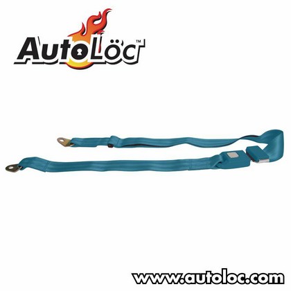 AutoLoc 2 Point Lap Seat Belt (Aqua)