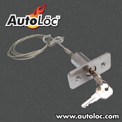 AutoLoc Deluxe Keyed Emergency Latch Release System w/ 2 Keys