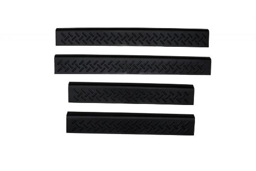 AVS Door Sills - Stepshield 4 pc. Front & Rear (Black)