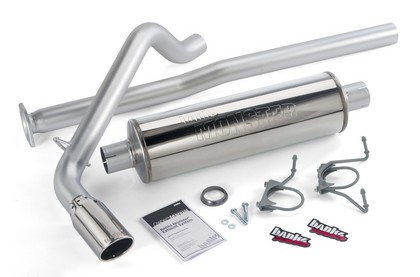 Banks Monster Exhaust System (Chrome Stainless Steel Tip)