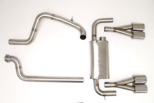 B&B Performance Exhaust System Single Cat, 4.5