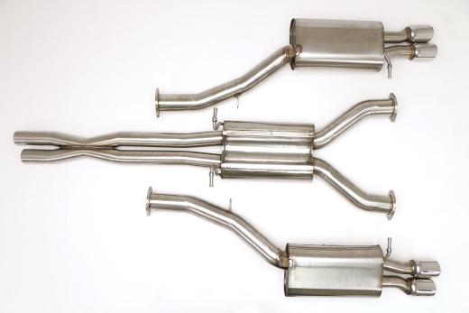 B&B Performance Catback Dual Exhaust System, Twin 3