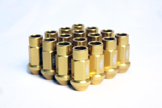 Blox Racing Street Series Forged Lug Nuts - 12 x 1.5mm (Gold)