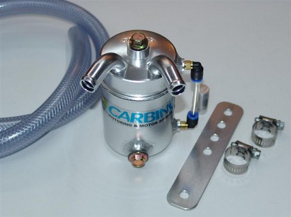 Carbing 0.6L Oil Catch Tank, Hose Fitting I.D. 10mm