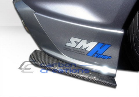 Carbon Creations Wind Splitters, Rear (Carbon Fiber)