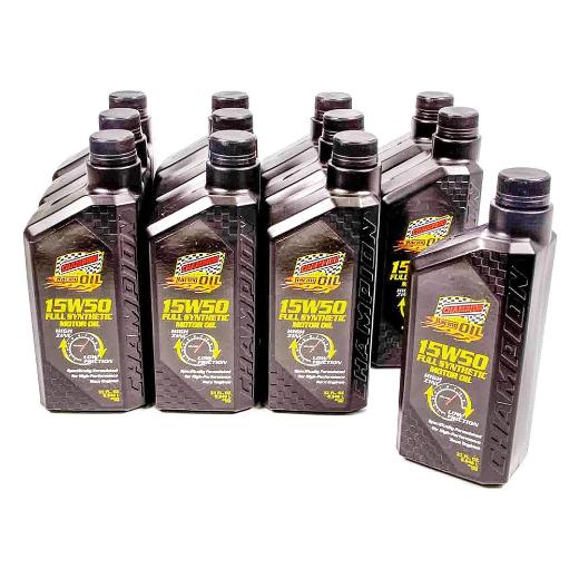 Champion 15w-50 Racing Full-Synthetic Automotive Motor Oil - Quart (Case)