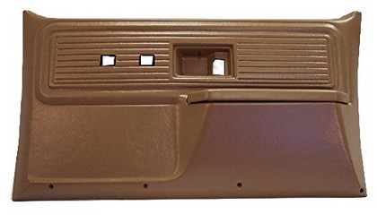Coverlay Front Door Panels - Full Power - Dark Brown