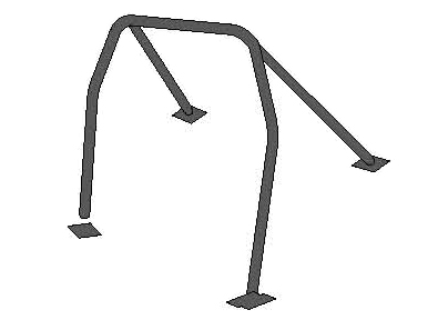 Cusco Chro-Moly Roll Cage - 2 Passenger, 4P
