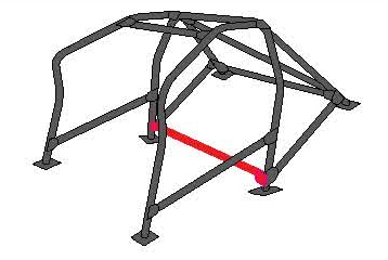 Cusco Safety 21 Roll Cage - 2 Passenger, Works, Dash Escape, 13P
